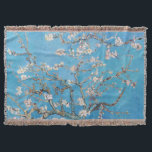Almond Blossoms Blue Vincent van Gogh Art Painting Throw Blanket<br><div class="desc">Vincent van Gogh (Dutch, 1853 - 1890) Almond Blossom, 1890, Oil on canvas Unframed: 73.3 cm x 92.4 cm Vincent van Gogh painted this still life of almond blossoms against a blue sky for his newborn nephew who was named after him. The almond tree is a symbol of this new...</div>