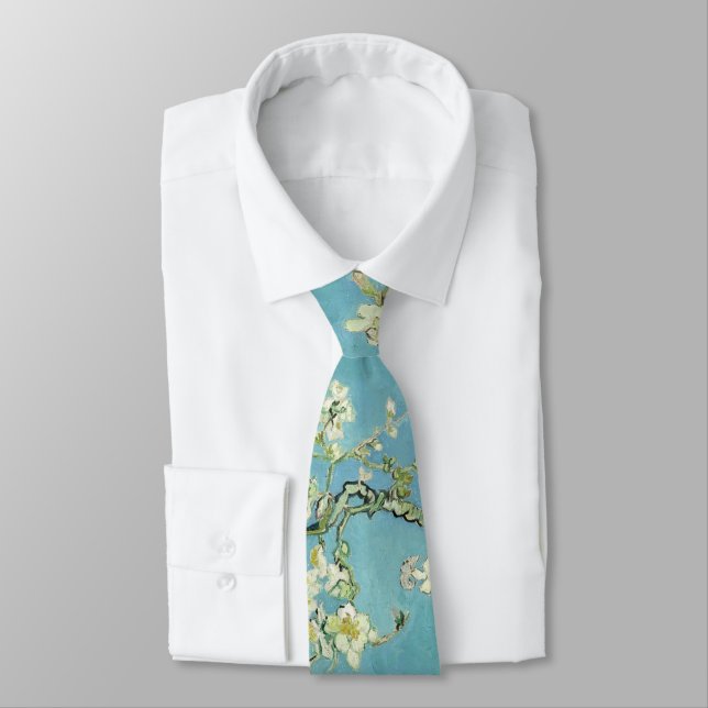 Almond Blossoms by van Gogh Tie (Tied)