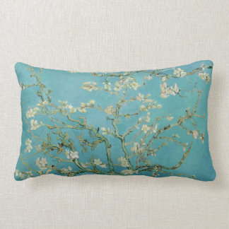 Almond Blossoms by Vincent Van Gogh Fine Art Lumbar Cushion
