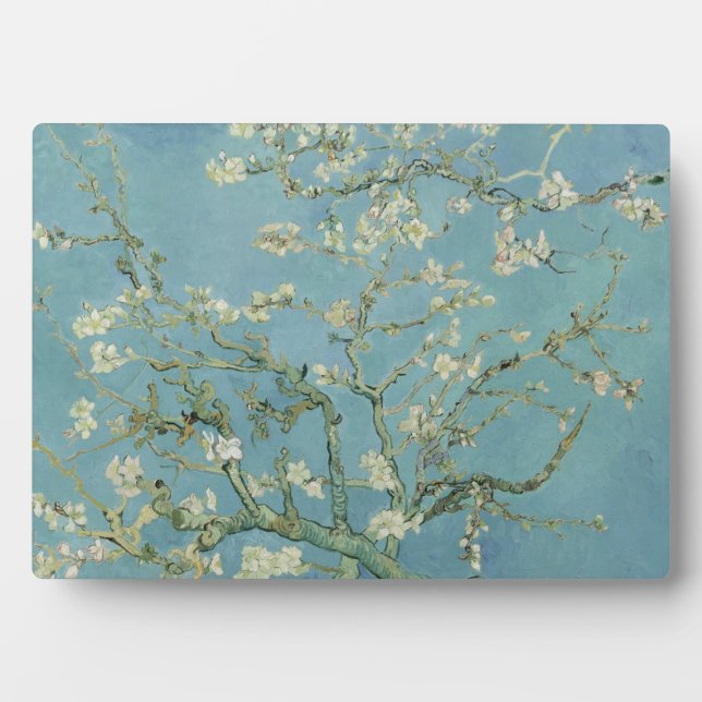Almond Blossoms by Vincent Van Gogh Fine Art Plaque (Front)