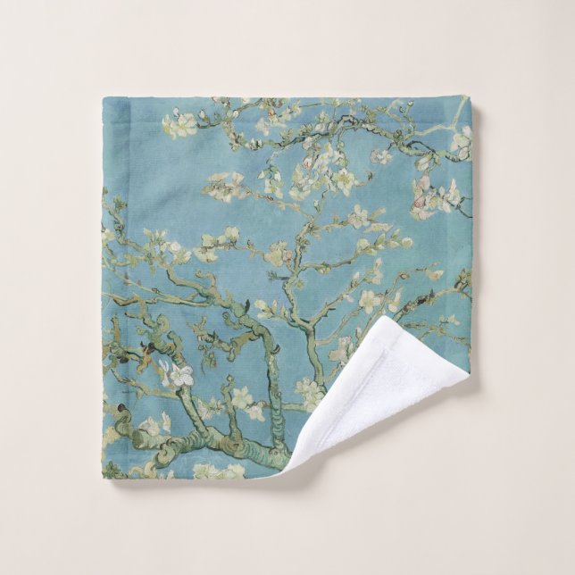 Almond Blossoms by Vincent Van Gogh Fine Art Wash Cloth (Wash Cloth)