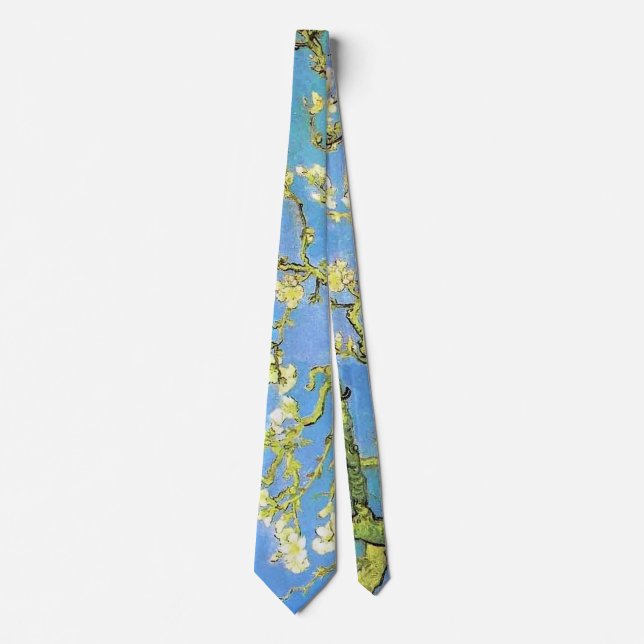 Almond Blossoms Neck Tie (Front)
