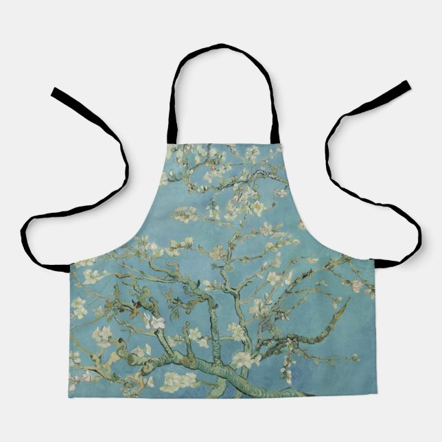 Almond Blossoms Painting by Van Gogh Apron (Front)