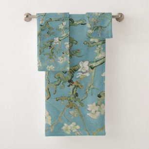 Almond Blossoms Painting by Van Gogh Bath Towel Set