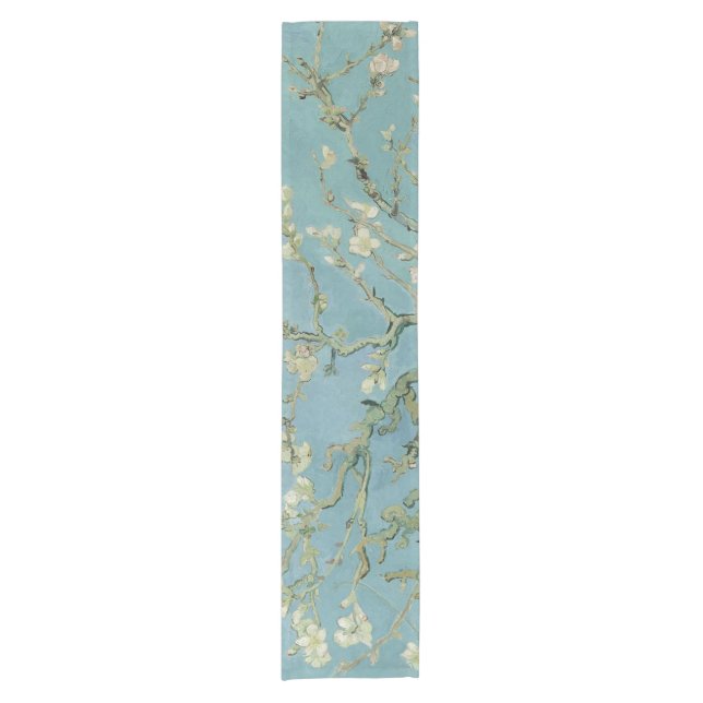 Almond Blossoms Painting by Van Gogh Short Table Runner (Front)