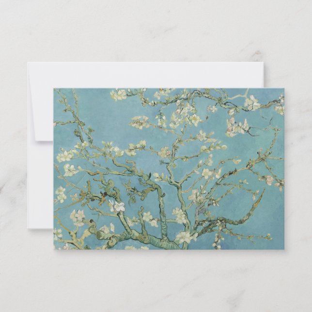 Almond Blossoms Painting by Van Gogh Thank You Card (Front)