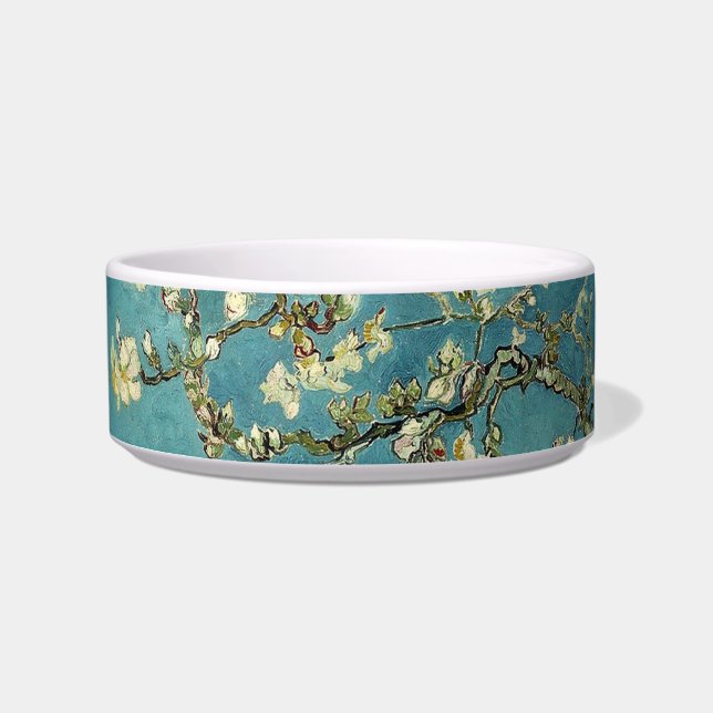 Almond Blossoms Pet Bowl (Front)
