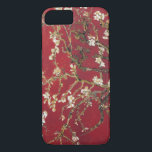 Almond Blossoms Red Vincent van Gogh Art Painting iPhone 8/7 Case<br><div class="desc">Vincent van Gogh (Dutch,  1853 - 1890) Still life of almond blossoms against a dark red or rust coloured background. Van Gogh was inspired by Japanese printmaking.
Check out my store for matching products!</div>