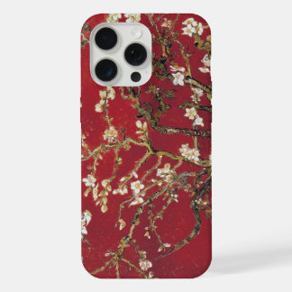 Almond Blossoms Red Vincent van Gogh Art Painting iPhone 15 Pro Max Case