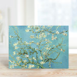Almond Blossoms | Vincent van Gogh Card<br><div class="desc">Almond Blossoms (1890) by Dutch artist Vincent van Gogh (1853-1890). Van Gogh's Almond Blossoms painting showcases delicate white flowers set against a vibrant turquoise sky, symbolising new life and renewal. Inspired by Japanese art, the elegant branches and flowing lines create a sense of serenity and natural beauty. The textured brushstrokes...</div>