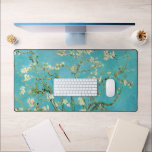 Almond Blossoms | Vincent Van Gogh Desk Mat<br><div class="desc">Almond Blossoms (1890) by Dutch artist Vincent van Gogh (1853-1890). Van Gogh's Almond Blossoms painting showcases delicate white flowers set against a vibrant turquoise sky, symbolising new life and renewal. Inspired by Japanese art, the elegant branches and flowing lines create a sense of serenity and natural beauty. The textured brushstrokes...</div>