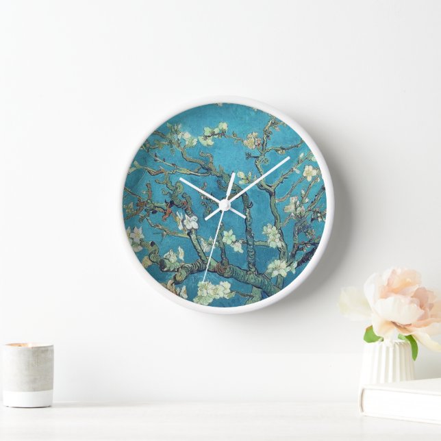 Almond Blossoms Wall Clock (Home)