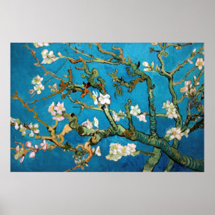 Almond Branches in Bloom Detail, Van Gogh Poster