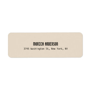 Almond Color Modern Simple Professional 