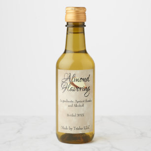 Almond Flavouring Custom Label