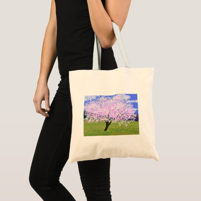 Almond in Bloom Tote Bag (Front (Product))