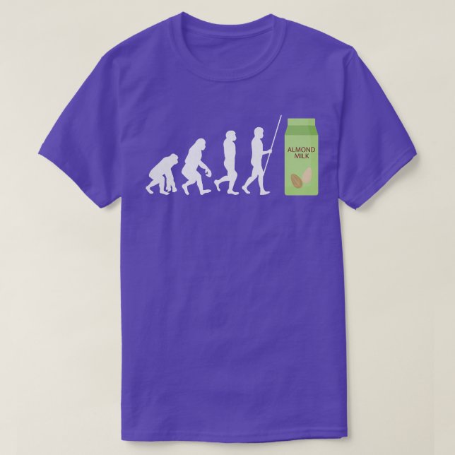 Almond Milk Dairy Free Vegan Milk Plant Based Prod T-Shirt (Design Front)