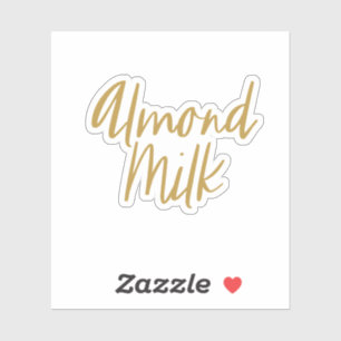 Almond Milk Storage Sticker