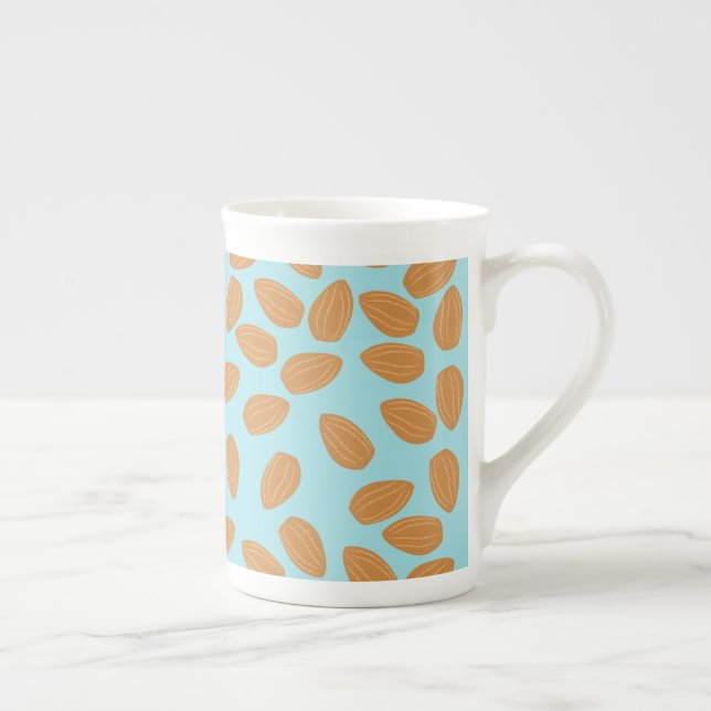 Almond Pattern Bone China Mug (Right)