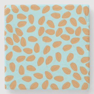 Almond Pattern Stone Coaster