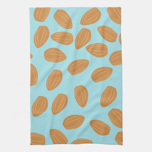 Almond Pattern Tea Towel (Vertical)