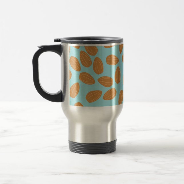 Almond Pattern Travel Mug (Left)