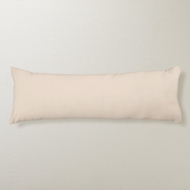 Almond (solid colour) body cushion (Front)