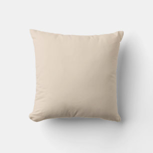 Almond solid colour cushion