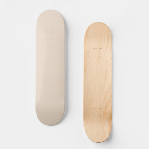 Almond solid colour skateboard