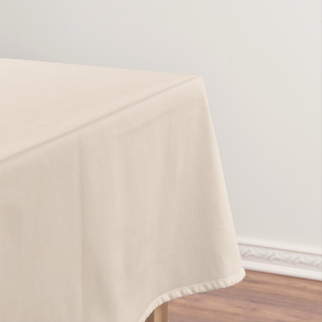 Almond (solid colour) tablecloth (In Situ)