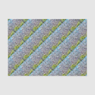 Almond Tree Blossom Dotted Art Style Painting Tissue Paper