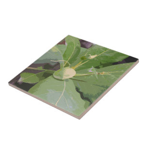 Almond Tree Closeup Tile