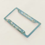 Almond tree in blossom by Vincent Van Gogh Licence Plate Frame<br><div class="desc">Branches of an almond tree in blossom by Vincent Van Gogh vintage art on license plate frames from Zazilicious and Ricaso - add your own custom personalised text to this vehicle license plate frame - choose medium or wide size only</div>