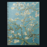 Almond tree in blossom by Vincent Van Gogh Notebook<br><div class="desc">Branches of an almond tree in blossom by Vincent Van Gogh vintage art on modern day products from Zazilicious</div>