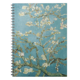 Almond tree in blossom by Vincent Van Gogh Notebook