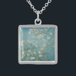 Almond tree in blossom by Vincent Van Gogh Sterling Silver Necklace<br><div class="desc">Branches of an almond tree in blossom by Vincent Van Gogh vintage art on modern day products from Zazilicious</div>