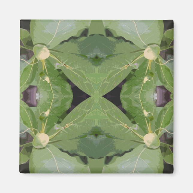 Almond Tree Pattern Magnet (Front)