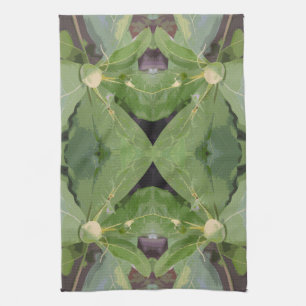 Almond Tree Pattern Tea Towel