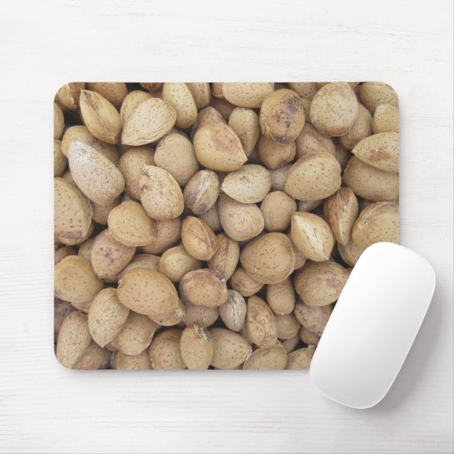 Almonds Fall Autumn Patterns Mouse Mat (With Mouse)