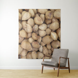 Almonds Fall Autumn Patterns Tapestry