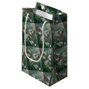 Almonds on an Autumn Branch Painting by Alfred Fox Small Gift Bag