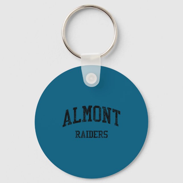 Almont High School Hs Mi Key Ring (Front)