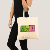 Álmos periodic table name tote bag (Front (Product))