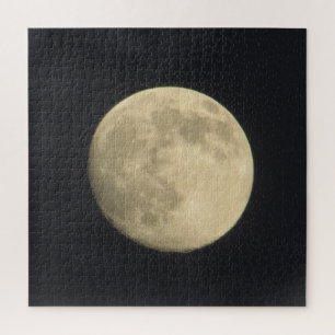 Almost a Full Moon Photo Jigsaw Puzzle