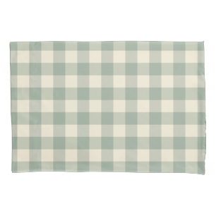 Almost Awake Gingham - Along the River plaid. Pillowcase
