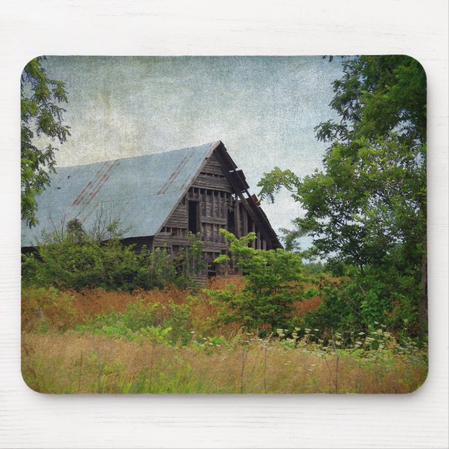 Almost Forgotten, Abandoned Barn Mouse Mat (Front)