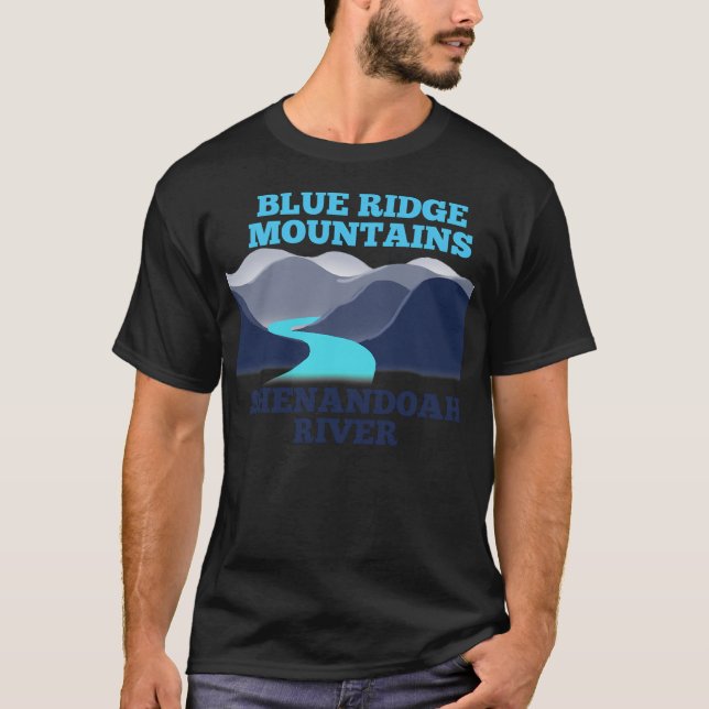 Almost Heaven West Virginia Blue Ridge Mountains S T-Shirt (Front)