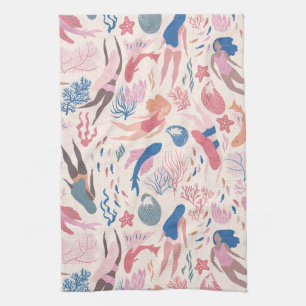 Almost Mermaid Tea Towel