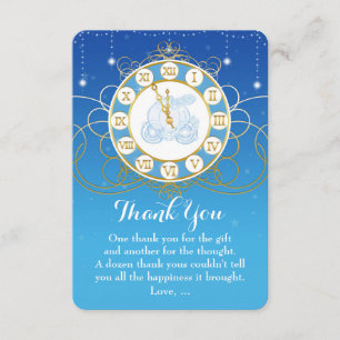 Almost Midnight Princess Fairytale Thank You Cards