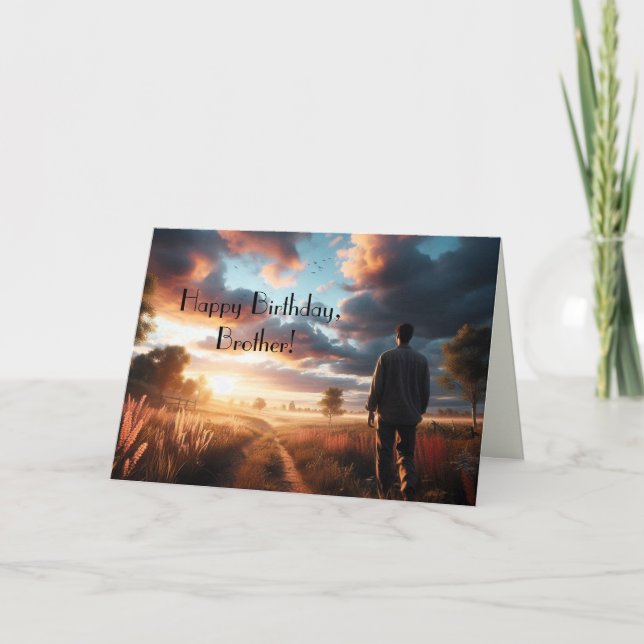 ALMOST PERFECT BROTHER BIRTHDAY CARD (Front)